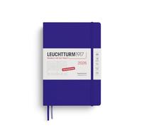 LEUCHTTURM1917 372596 Agenda journalier 2026, format moyen A5, 12 mois, encre en allemand