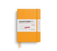 LEUCHTTURM1917 372601 Agenda journalier 2026 2026 à pois Format moyen A5 12 mois Rising Sun en allemand