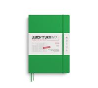 LEUCHTTURM1917 372606 Planificateur mensuel et carnet de notes Composition (B5) 2026, 16 mois (01 novembre 2025-28 février 2027), couverture souple, motif Spring Leaf, allemand