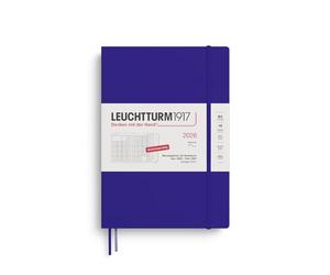 LEUCHTTURM1917 372608 Planificateur mensuel et carnet de notes Composition (B5) 2026, 16 mois (01 novembre 2025-28 février 2027), couverture souple, encre en allemand