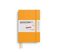 LEUCHTTURM1917 372611 Agenda mensuel et bloc-notes Paperback (B6+) 2026, 16 mois (01 novembre 2025-28 février 2027), couverture souple, Rising Sun, en allemand