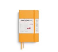 LEUCHTTURM1917 372666 Rising Sun Agenda semainier et bloc-notes 2026 Format A6 en anglais