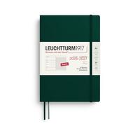 LEUCHTTURM1917 Agenda hebdomadaire 2027 A5 avec carnet ligné en anglais, 18