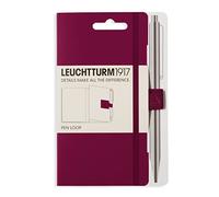Leuchtturm1917 Bloc-notes 304637 avec passant pour stylo, port autocollant, rouge