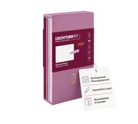 LEUCHTTURM1917 Quarterly Lot de 4 calendriers journaliers 2027 Pois Format | 4 volumes trimestriels dans la pochette, une page entière par jour, à pois, 80 g/m², sans acide, édition allemande