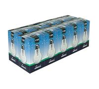 Leuci Lot de 10 ampoules A67 150W transparentes à intensité variable en forme de poire Blanc chaud (150 watt)