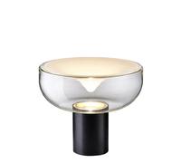 Leucos Aella T 54 Tischleuchte, noir mat / transparent