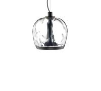 Leucos Aurelia S22 Bold SS Pendelleuchte, transparent water effect / matte gunmetal