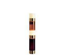Leucos Stacking D TR Stehleuchte, gold, white, amber, transparent tobacco / black