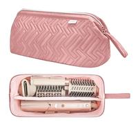 Leudes Sac de Voyage pour Outils de Cheveux de Requin Flexstyle Portable Étui de Transport résistant à la poussière Fer à friser Plat Organiseur de Voyage, Rose foncé, Matelassage