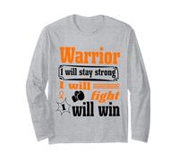 Leukemia Cancer Warrior I Will Stay Strong I Will Fight Manche Longue