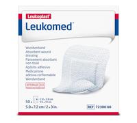 Leukomed® Pansement adhésif post-opératoire, 5 cm x 7,2 cm, Boîte de 50