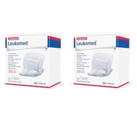 Leukomed Set de 50 Pansement Adhésif Stérile Non-Tissé 7,2 x 5 cm (Lot de 2)