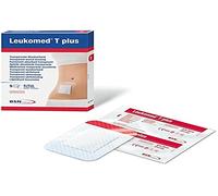 Leukomed T plus Pansement adhésif transparent 8 cm x 10 cm, Boîte de 5 | Stérile