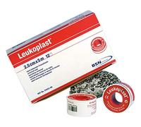 Leukoplast 1534 Lot de 6 pansements sans anneau de protection 5 cm x 5 m
