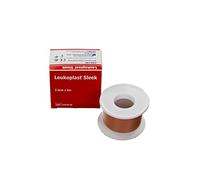 Leukoplast BF72379-02 Lot de 12 rubans adhésifs élégants de 2,5 cm de largeur 5 m de longueur Marron clair