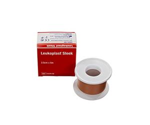 Leukoplast BF72379-02 Lot de 12 rubans adhésifs élégants de 2,5 cm de largeur 5 m de longueur Marron clair