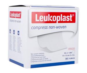 Leukoplast Compresses Non Tissées Stériles 7,5x7,5cm 50x2 Pièces