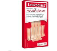 Leukoplast Leukosan Strip wound closure, 6 pcs. 6 x 38 mm, 3 pcs. 6 x 75 mm, 9 pcs.