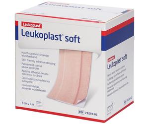Leukoplast® Soft 8 cm x 5 m Pansement(S) 1 pc(s)