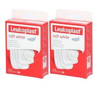 LEUKOPLAST® Soft White - Pansement doux pour la peau 4 tailles Set(S) 2x30 pc(s)