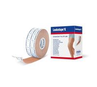 BSN Medical - Bande adhésive élastique Leukotape K - Chair 2,5 cm x 5 m