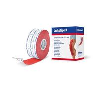 LEUKOTAPE Bande de Gaze K Rouge 5 m X 2,5 cm