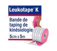 Leukotape K Bande Adhésive Elastique 5cmx5m Rose 1 Unité