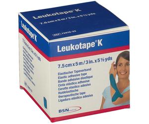 Leukotape® K Bande adhésive élastique 7,5 cm x 5 m Bleu Bandage(S) 1 pc(s)