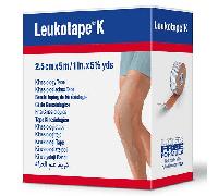 Leukotape K Bande Adhésive Elastique Chair 2,5cm x 5m