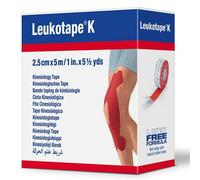 Bande adhésive élastique Leukotape K - 5m x 2.5cm - Rouge