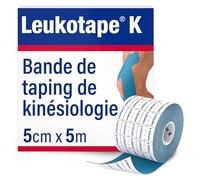 Leukotape K Cinta Elástica Adhesiva Rojo 5cmx5m 1ud