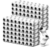 Leumoi Lot de 300 mini housses de rouleau de peinture en microfibre de 10,2 cm - 1,27 cm - Outils de réparation domestique (gris, blanc)