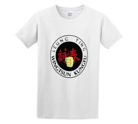 Leung Tin Wingstun Kung Fu Casual Round Neck T Shirt White S