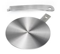 LEUOVE Adaptateur der Plaque a Induction 14cm, pour Moka Cafetières et des Ustensiles de Cuisine, Poignée Amovible