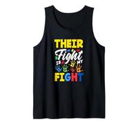 Leur Combat est Mon Combat pour la Sensibilisation à l'Autisme Débardeur