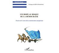 L'Europe au risque de la démocratie Essai sur le sens de la construction européenne - Véronique Auzépy-Chavagnac - L'harmattan - broché - Essai