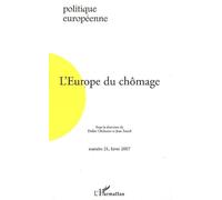 L'Europe du chômage Tome 21 - Didier Chabanet - L'harmattan - broché - Revue