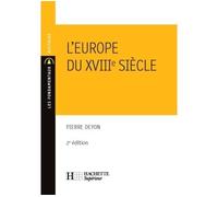 L'Europe du XVIIIe siècle N°40 2ème édition - Pierre Deyon - Hachette Education - broché - Scolaire / Universitaire