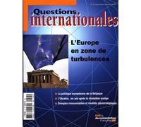 L'Europe en zone de turbulences - Collectif - Documentation Francaise - broché - Revue