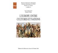 L'Europe entre cultures et nations : Colloque de Tours, décembre 1993