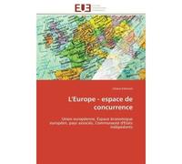 L'europe - espace de concurrence - Eskenazi-L - Universitaires Europeennes - broché - Essai
