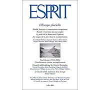 L'Europe plurielle - Collectif - Esprit - broché - Revue