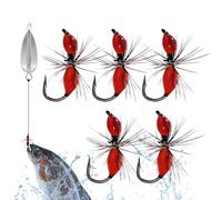 Leurre à , leurres de pêche à , leurre de pêche avec hameçon - Appât artificiel pour eau douce et salée, leurre à nouer à la main, accessoires de pêche, équipement de pêche