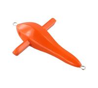 Leurre à oiseaux pour pêche en haute mer, leurre de traîne de forme | Unrigged Bird Leurre de pêche en mousse PE orange réaliste