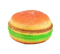 Leurre à presser, hamburger, anti-stress, 7 x 6 x 6 cm