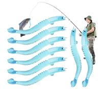 Leurre Angler Dragon Loach - 8 Appâts Réalistes Pour Bar, Mouvement De Nage Naturel, Corps Multi-articulé Durable, Conception D'attraction D'eau Douce Et D'eau Salée | Outil De Pêche Pour Le Lancer Da