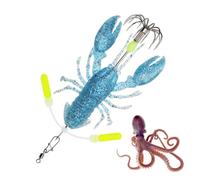 Leurre Appât Leurre Artificiel Armé D'Hameçon Réaliste Type Jig Poisson | Jig Pêche Blanche Pour Camping, Mer, Rivière, Lac, Ruisseau Peu Profond, Jigging, Traîne Et