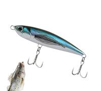 Leurre artificiel grand à affaissement lent - Crayon avec hameçon pour eau profonde douce salée lac rivière mer