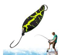 Leurre Artificiel Perche Trota,Appâts D'eau Salée Avec Paillettes | J'aime Frottant En Acier Avec Paillettes Pour Torrents Surf Eau Salée Jetée Lacs Glace Truite Kayak Eaux Dolc